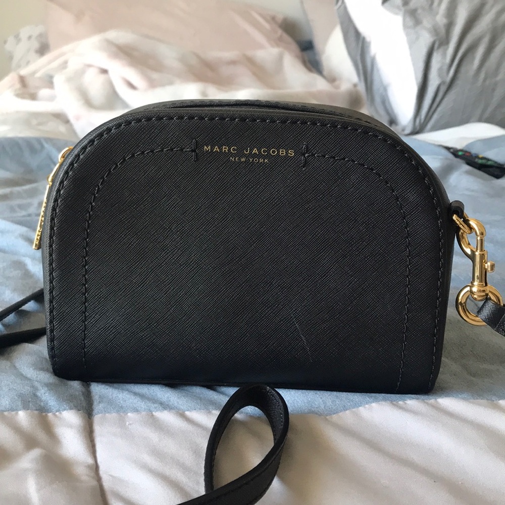 Marc jacobs leather black purse